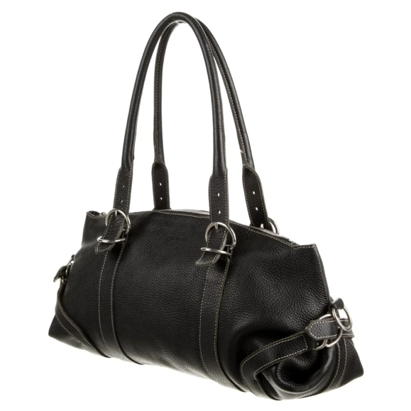 ⭐️Prada Black Leather Vitello Daino Shoulder Bag with COA - NO Tags - Picture 4 of 11